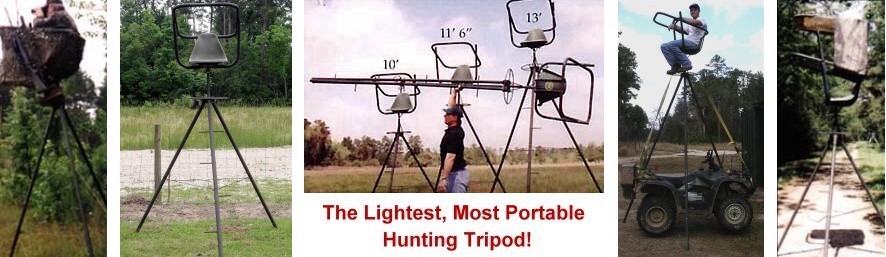 lightest, most
                  portable hunting tripod